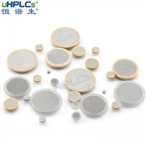 恒譜生2.1#超高壓peek在線(xiàn)過(guò)濾器篩板液相色譜耗材，OD6.4*ID1.6*H1.6”